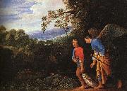 Adam Elsheimer Copy after the lost large Tobias and the Angel France oil painting artist